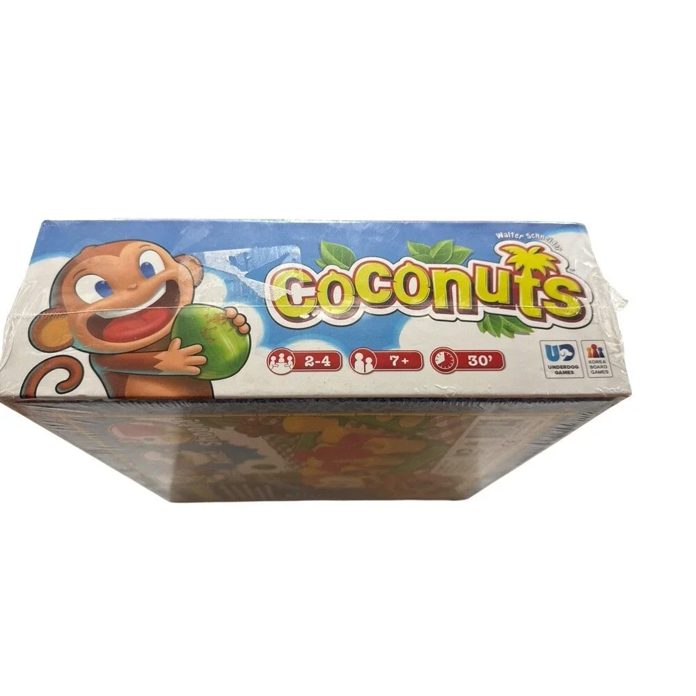 Coconuts Board Game Underdog Games 2020  2-4 Plyrs, Ages 7+